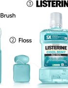Listerine Cool Mint Mild Taste szájvíz alkoholmentes íz Cool Mint 1000 ml