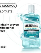 Listerine Cool Mint Mild Taste szájvíz alkoholmentes íz Cool Mint 500 ml