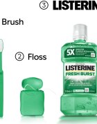 Listerine Fresh Burst szájvíz foglepedék ellen 250 ml