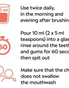 Listerine Smart Rinse Mild Berry szájvíz gyermekeknek 500 ml