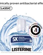 Listerine Stay White szájvíz fehérítő hatással íz Arctic Mint 500 ml