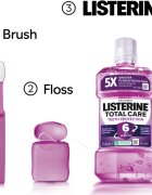 Listerine Total Care Teeth Protection szájvíz a fogak komplett védelméért 6 in 1 Clean Mint 250 ml