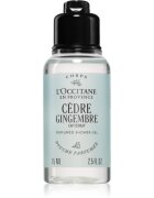 L’Occitane Cèdre Gingembre Perfumed Shower Gel tusfürdő gél 75 ml
