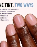 LONDONTOWN Kur Tinted Fortifying Ridge Filler alap körömlakk a száraz törékeny körmökre árnyalat Petal Pink 12 ml