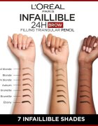L’Oréal Paris Infaillible 24h Filling Triangular Pencil precíz szemöldökceruza vízálló árnyalat Dark Blonde 1 ml