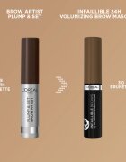 L’Oréal Paris Infaillible Brows szemöldökzselé árnyalat 3.0 Brunette 49 ml