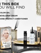 L’Oréal Paris Préférence Le Blonding hajfesték a haj élénkítésére árnyalat 11.11 Ultra-Light Cool Crystal Blonde 1 db