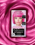 L’Oréal Paris Préférence Meta Vivids féltartós hajfesték árnyalat 7.222 Meta Pink 1 db