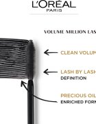 L’Oréal Paris Volume Million Lashes Extra Black hosszabbító és dúsító szempillaspirál árnyalat Black 9 ml