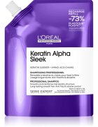 L’Oréal Professionnel Serie Expert Keratin Alpha Sleek sampon a sima megjelenésű frizuráért Refill 500 ml