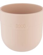 LOVI Tableware Set with Cup etetőszett Nude 3 db