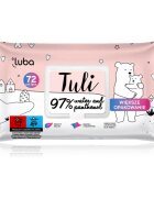 Luba Tuli 97% Water and Panthenol finom nedves törlőkendők gyermekeknek 72 db