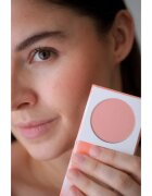 Lumene Natural Glow púderes arcpír árnyalat 1 Coral Glow 4 g