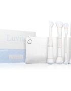 Luvia Cosmetics Duo Voyage Utazó ecsetkészlet táskával Blue Horizon 7 db