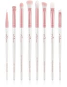 Luvia Cosmetics Prime Vegan All Eye Want ecset szett szemre Candy (Pearl White / Rose) 8 db