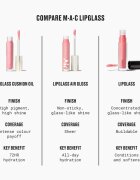 MAC Cosmetics Lipglass Cushion High-Pigment Oil erősen pigmentált ajakolaj árnyalat Mauvement 5 ml
