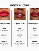 MAC Cosmetics Lustreglass Sheer-Shine Lipstick fényes ajakrúzs árnyalat Figgy 3.5 g