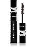 MAC Cosmetics MACStack Mascara Superstack Mega Brush Mini dúsító és hosszabbító szempillaspirál mini árnyalat Black 8 ml