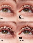 MAC Cosmetics MACStack Waterproof Mascara vízálló és tömegnövelő szempillaspirál árnyalat Black Stack 12 ml