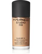 MAC Cosmetics Mini Studio Fix Fluid SPF 15 24HR Matte Foundation + Oil Control mattító alapozó SPF 15 árnyalat NW15 15 ml