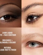 MAC Cosmetics Multisculpt Matte Liquid Colour többfunkciós sminktermék szemre és arcra árnyalat Espresso 4.5 ml