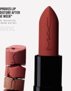 MAC Cosmetics Powder Kiss Hazy Matte mattító rúzs árnyalat Teddy 3.5 g
