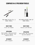 MAC Cosmetics Pro Brow Styler szemöldök ceruza árnyalat Genuine Aubergine 0.08 g