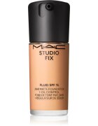 MAC Cosmetics Studio Fix Fluid SPF 15 24HR Matte Foundation + Oil Control mattító alapozó SPF 15 árnyalat NW15 30 ml