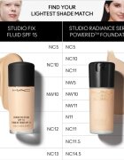 MAC Cosmetics Studio Radiance Serum-Powered Foundation hidratáló alapozó árnyalat NC15 30 ml