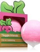 Mad Beauty Veggie Friends Radish pezsgő fürdőgolyó 130 g