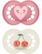 MAM Original 6+ months cumi Pink/ Beige 2 db