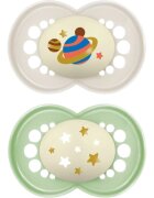 MAM Original Night 6m+ cumi Grey/ Green 2 db