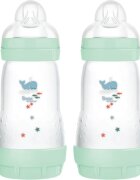 MAM Perfect Star Anti-colic Bottle antikólikás cumisüveg 2m+ Mint 2x260 ml