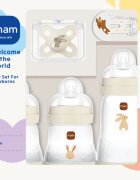 MAM Welcome to the World 0m+ ajándékszett újszülötteknek Beige 1 db