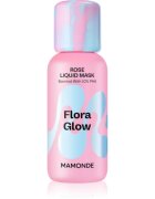 MAMONDE Flora Glow Rose Liquid Mask hidratáló arcmaszk hámlasztó hatással 80 ml
