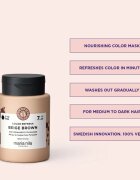Maria Nila Colour Refresh gyengéd tápláló maszk tartós színes pigmentekkel árnyalat Beige Brown 7.23 300 ml