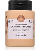 Maria Nila Colour Refresh gyengéd tápláló maszk tartós színes pigmentekkel árnyalat Caramel Brown 7.35 100 ml