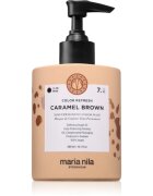 Maria Nila Colour Refresh gyengéd tápláló maszk tartós színes pigmentekkel árnyalat Caramel Brown 7.35 300 ml