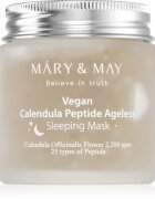 Mary&May Calendula Peptide Ageless Sleeping Mask nyugtató éjszakai maszk ránctalanító hatással 110 g
