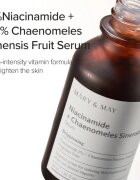 Mary&May Niacinamide + Chaenomeles Sinensis regeneráló és élénkítő szérum a bőrréteg megújítására 30 ml