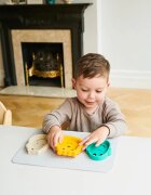 Matchstick Monkey Animal Snack Mat etetőszett gyermekeknek Monkey Lion & Giraffe 3 db
