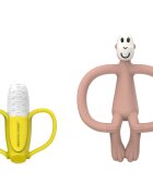 Matchstick Monkey Banana Soother & Monkey Teether ajándékszett gyermekeknek 1 db