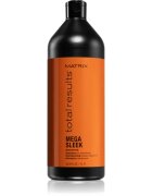 Matrix Mega Sleek Shampoo for Smoothness sampon a rakoncátlan és töredezett hajra 1000 ml