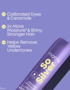 Matrix So Silver hidratáló kondicionáló sárga tónusok neutralizálására 300 ml