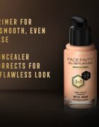 Max Factor Facefinity All Day Flawless tartós alapozó SPF 20 árnyalat 45 Warm Almond 30 ml