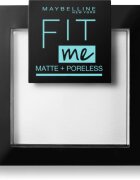 MAYBELLINE NEW YORK Fit Me! Matte+Poreless mattító púder árnyalat 090 Translucent 9 g