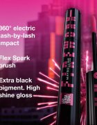 MAYBELLINE NEW YORK Lash Sensational Firework hosszabbító göndörítő és dúsító szempillaspirál extra fekete árnyalat Electro Black 10 ml