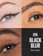 MAYBELLINE NEW YORK Sculpting Stix automata szemceruza ecsettel árnyalat 16 Black Blur 1 db