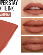 MAYBELLINE NEW YORK SuperStay Matte Ink mattító folyékony rúzs a hosszan tartó hatásért árnyalat 70 Amazonian 5 ml