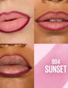 MAYBELLINE NEW YORK SuperStay Peel Off lehúzható rúzs árnyalat 004 Sunset 4.8 ml